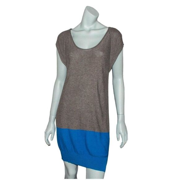 Alexander Wang T by Alexander Wang Sweater Dress Colorblock NWOT - Picture 4 of 5